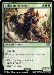 Coliseum Behemoth (Foil) #181 - Final Fantasy MTG