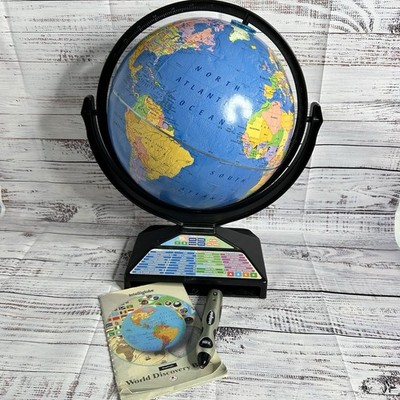 Intelliglobe Interactive Educational World Globe w/ Gen 2 Pointer by Replogle