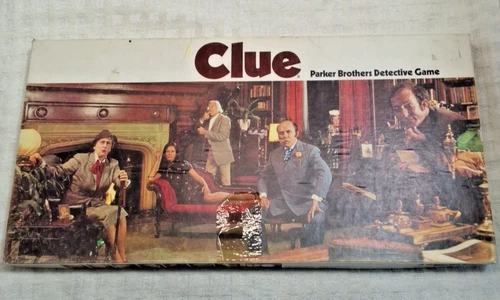 VINTAGE Clue COMPLETE Parker Brothers 1972 Classic Detective Board Game