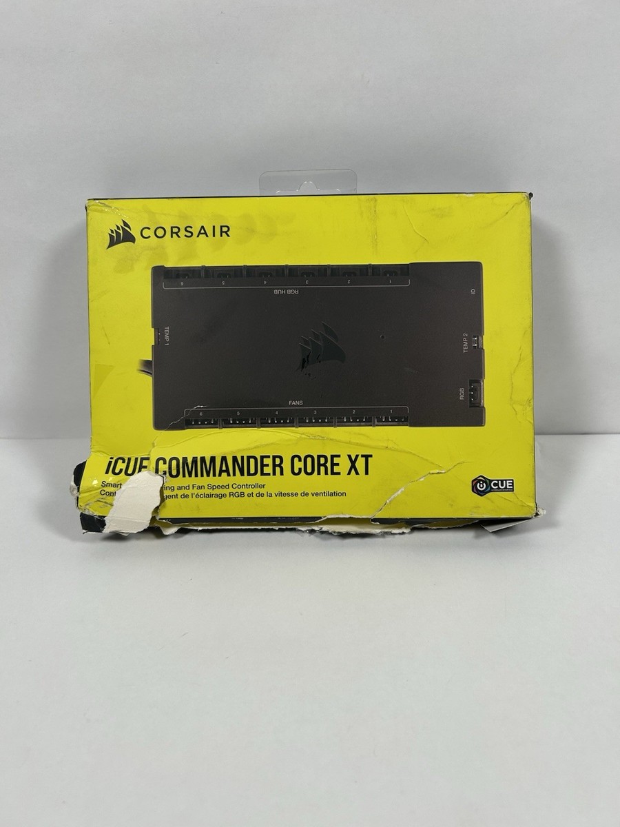 CORSAIR iCUE COMMANDER CORE XT ② CORSAIR iCUE Commander Core XT Smart RGB Lighting and Fan