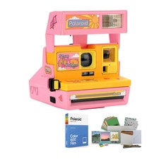 Polaroid 600 Instant Film Camera Malibu Barbie with Film and Film Kit