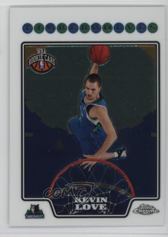 2008-09 Topps Chrome Kevin Love #185 7rf