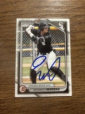 2024 Bowman Draft Eduardo Herrera IP Autograph BD-179 Chicago White Sox Prospect