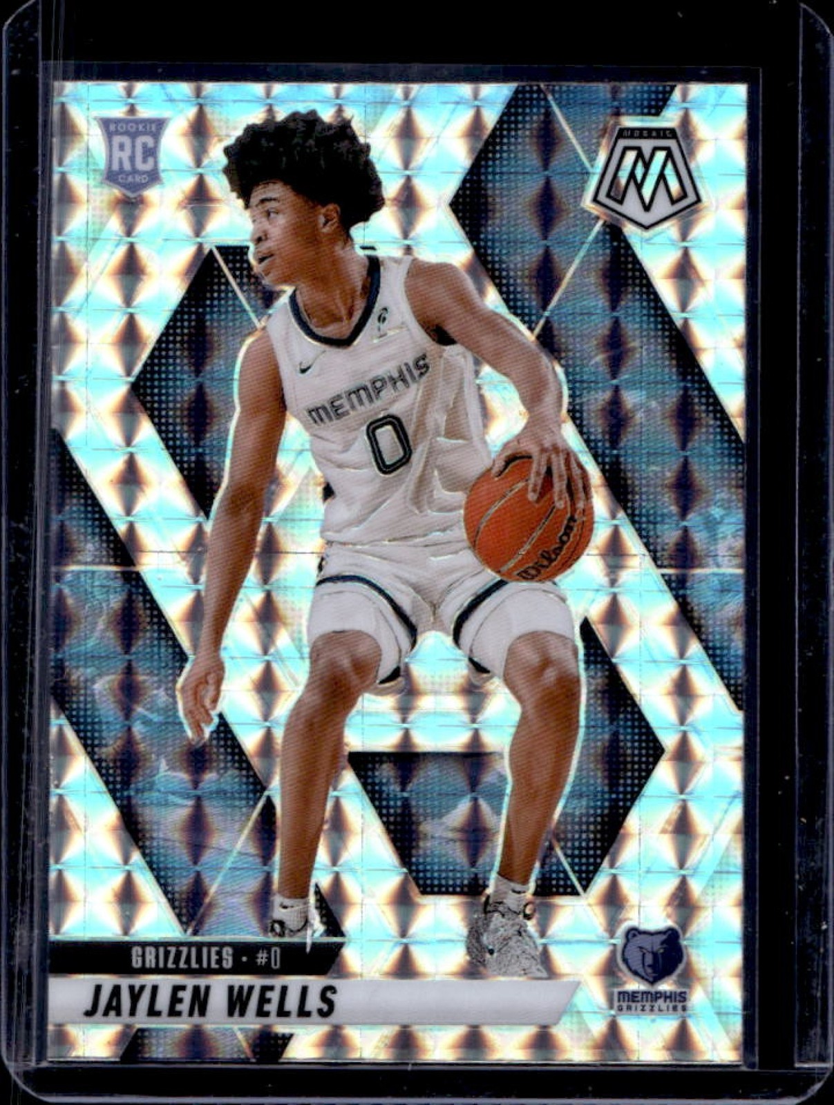 2024-25 Mosaic Jaylen Wells RC Silver Rookie #240 Grizzlies