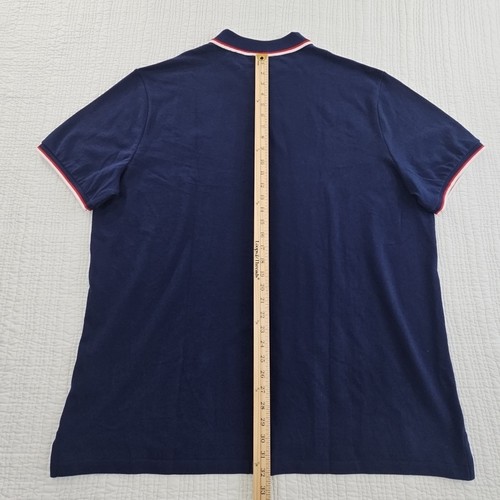 Polo Ralph Lauren 100% Cotton Mesh Shirt Men's XXL Classic Navy Blue NWT NEW - Picture 12 of 13