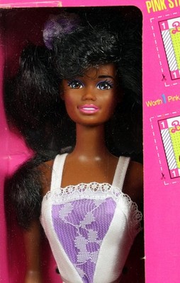 Fashion Play Black Barbie Doll - 5953 Never Removed from Box 1990