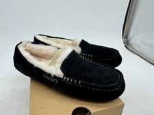 UGG Australia Ansley Moccasin Women's Black Slide Comfort Slippers Shoes - 6