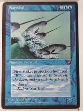Narwhal - Homelands - Magic the Gathering MTG Nice!