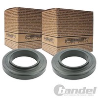 2X Febest FEDER-AUFNAHME Unterlage Oben Vorne Passend FüR Mitsubishi Pajero