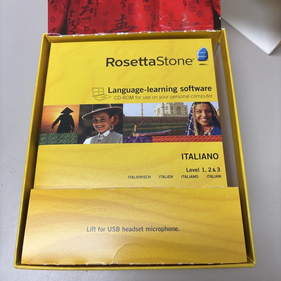 Rosetta Stone ITALIAN Level 1, 2 & 3 Version 3 Spanish Latin America - Brand New - Image 3 of 4