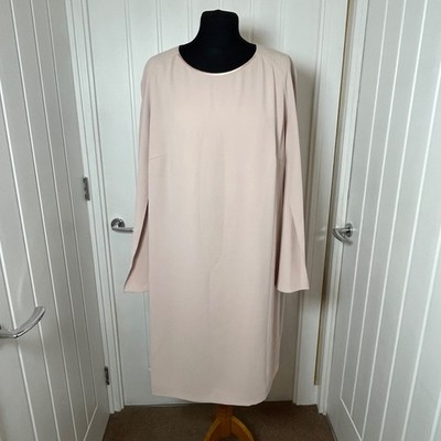 Jacques Vert Pale Pink Dress - Size 18 - BNWT - Wedding Races RRP £99