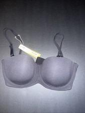 Women  s Skims Fits Everybody Strapless Bra Onyx Size 32D
