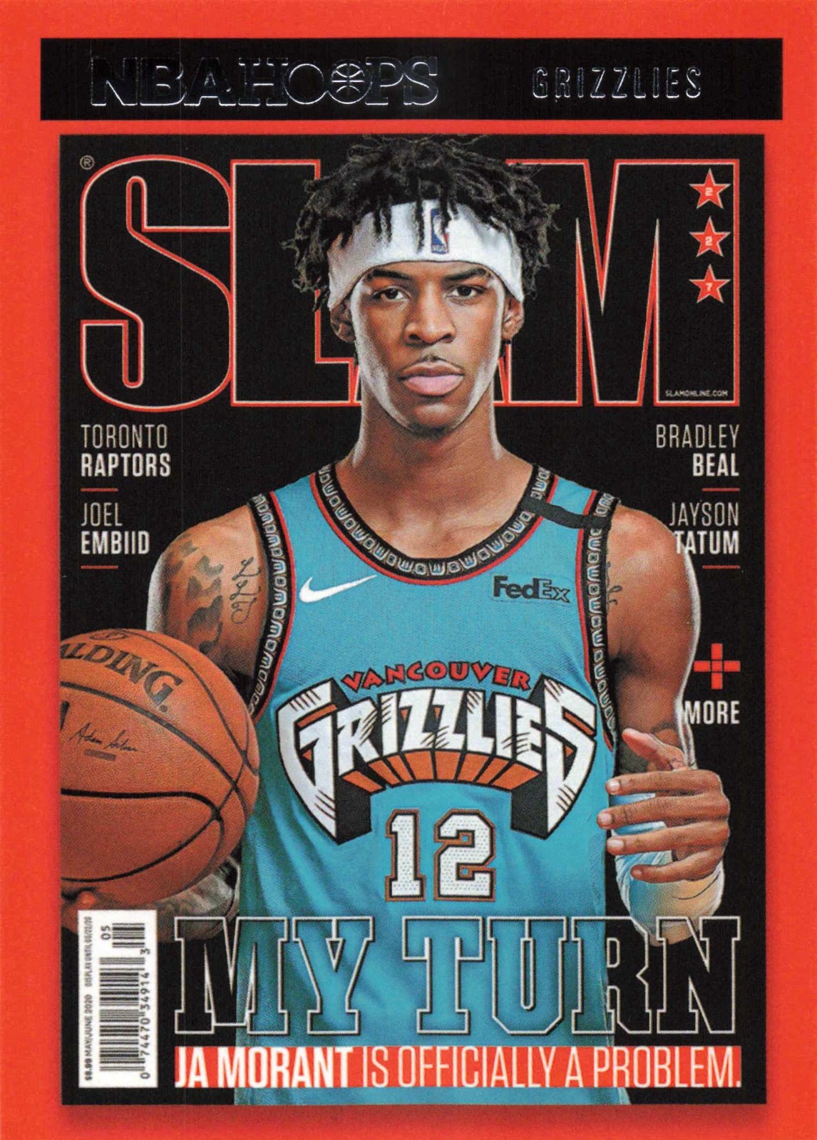 Ja Morant 2020 Hoops SLAM Price Guide - Sports Card Investor