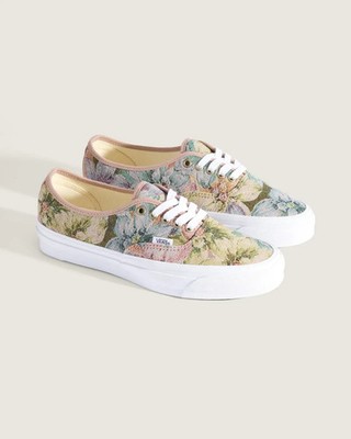 Vans Premium Authentic Floral Warm Taupe True White VN000EBNI94 Men's tom02
