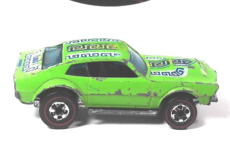 Hot Wheels Redline MIGHTY MAVERICK Esmalte Verde Claro Colores Voladores Original Foto 3 de 4