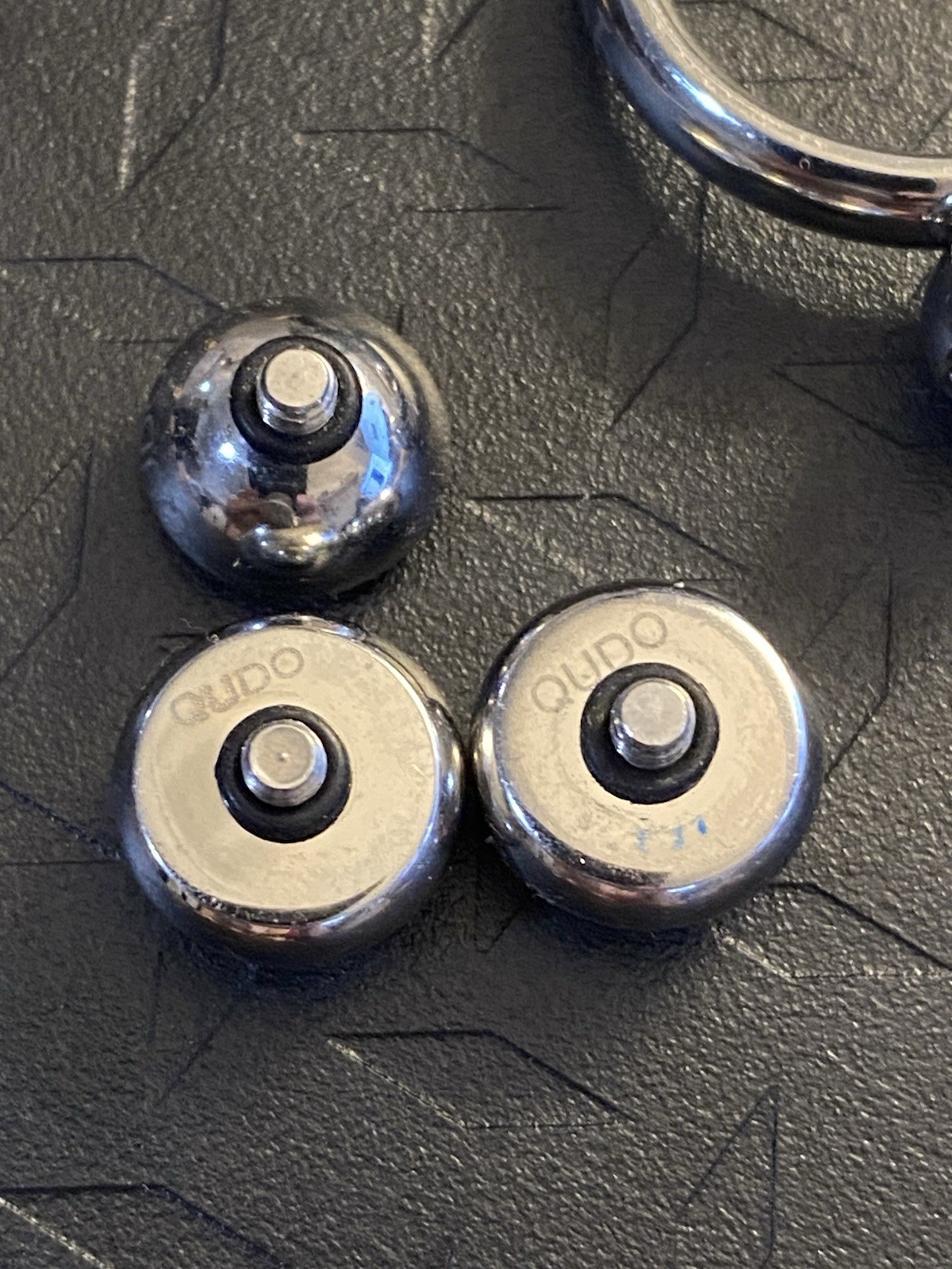 Authentic Qudo Ring & 4 Interchangeable Toppers S… - image 7