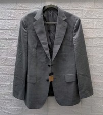 New Charles Tyrwhitt Grey Sherskin Slim Fit Performance Suit Jacket Size 40R
