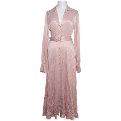 ROTATE Birger Christensen, Blusenkleid, Größe: 40, Pink, Einfarbig, Satin #azW
