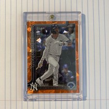 2025 Topps Series 1 - Jazz Chisholm #185 Orange Diamante 20/25