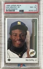 1989 Upper Deck Star Rookie Ken Griffey Jr #1 RC PSA 8