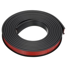 16.4Ft U-Shape Edge Banding Furniture Edge Protector OFFICE Black 18mm/0.71"