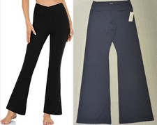 CALVIN KLEIN Womens M L Flare Leggings Crosso...