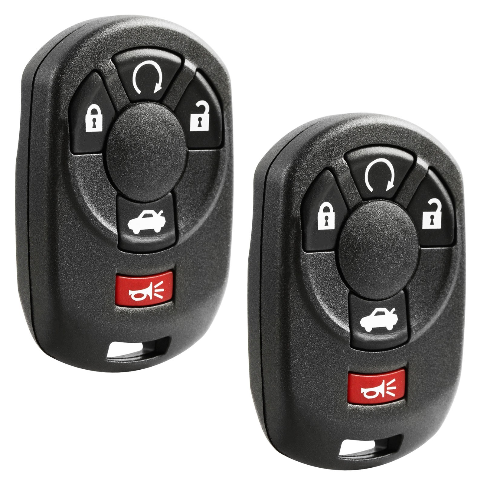 2 Remote Key Fob Replacement Remote Start 5btn for Cadillac (M3N65981403)