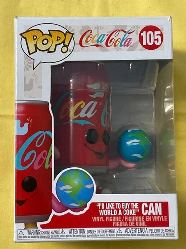 Funko Pop AD ICONS "I'd like to buy the World a Coke." Coca Cola Can #105!