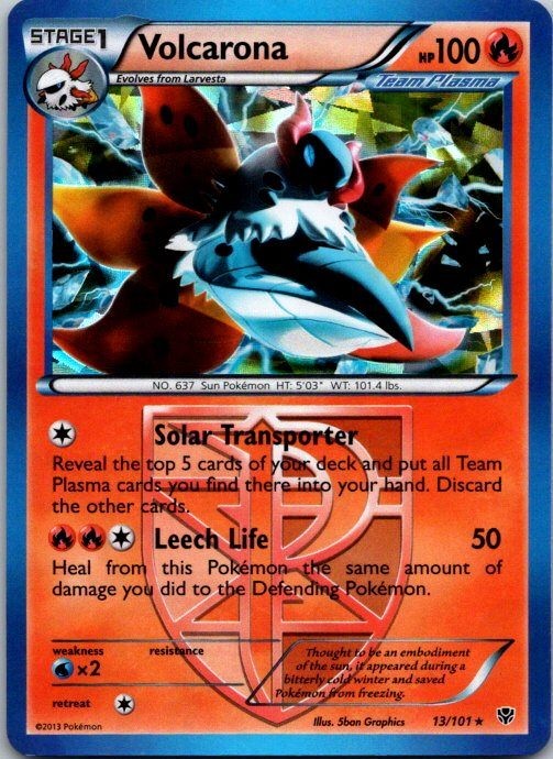 LP Volcarona 13/101 (Cracked Ice Holo)