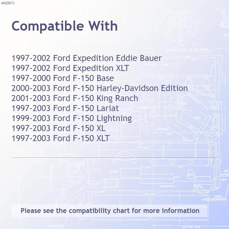 Conjunto de faróis de cristal lente transparente cromada para 1997-2003 Ford F-150 - Imagem 3 de 4