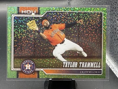 2026 Topps Series 1 #124 Taylor Trammell Green Confetti Astros Only 50 copies!