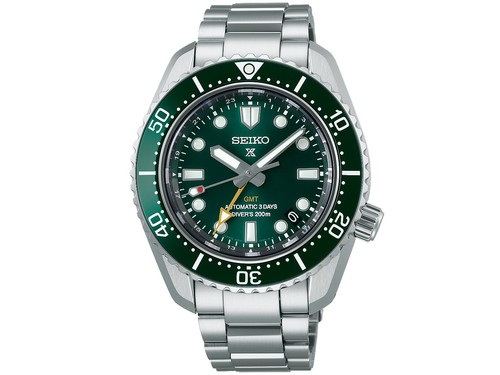 Seiko Prospex SBEJ009 Automatic GMT Green Dial Divers Watch New