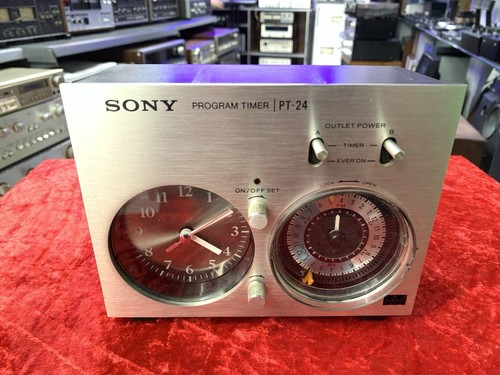 Sony PT 24 Audio Programmer Timer Display Vintage 1970 Work 220 Limn Good Look - Bild 7 von 13