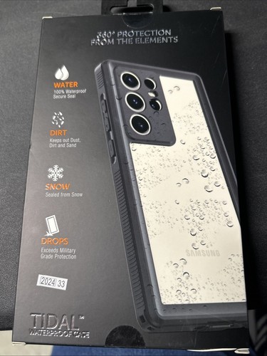 Body Glove Tidal Waterproof Phone Case Samsung Galaxy S23 Ultra 5G - Black/Clear - Zdjęcie 3 z 3