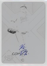 2018 Panini Elite Extra Edition Printing Plate Black 1/1 Kris Bubic #39 Auto n0j