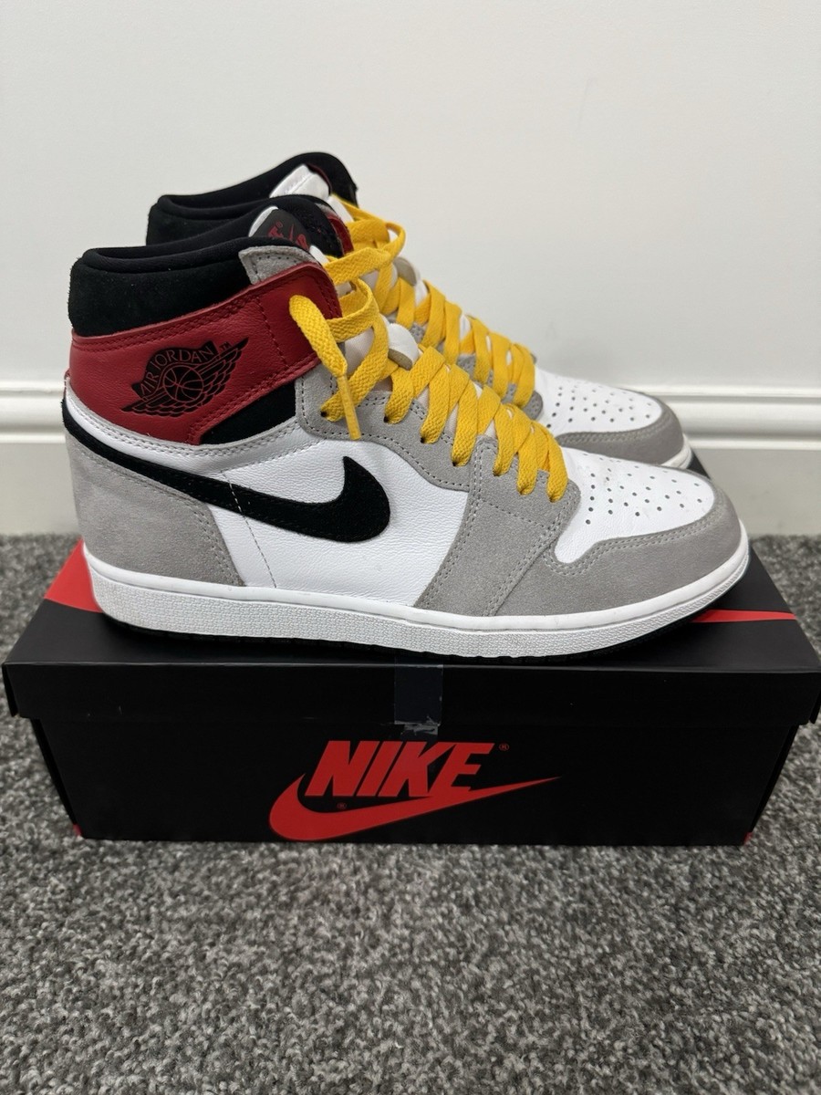 Nike Air Jordan Retro High Light Smoke Grey size UK USED UK