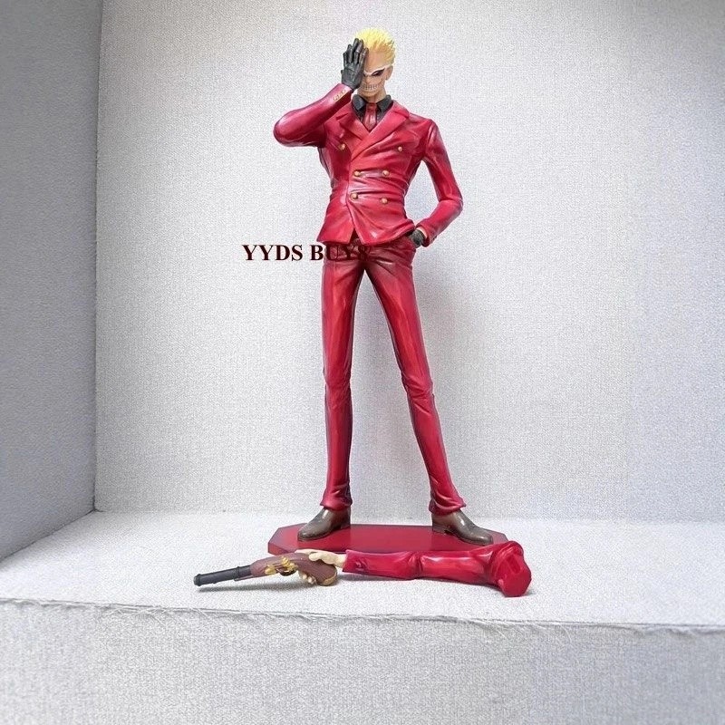 Donquixote Doflamingo H30cm Traje PVC Figura Estatua Anime OP Decoración Escritorios