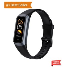 Fitness Tracker with 24/7 Blood Oxygen Heart Rate and Sleep Monitor, Waterpro...