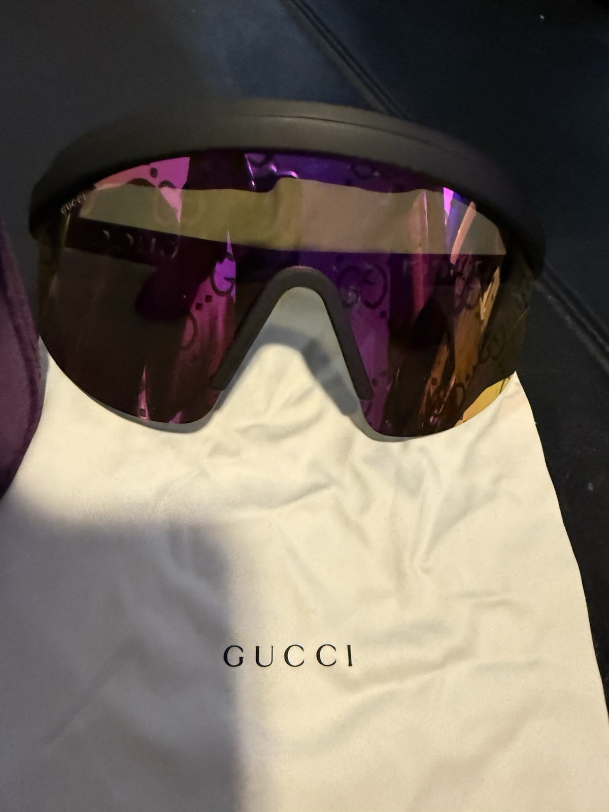 AUTHENTIC GUCCI DEADSTOCK Unisex Angular Mask 147… - image 15