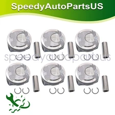 6 Pack NEW STD Engine Piston Set For Hyundai Kia 3.3L 3.5L 3.8L V6 230413CFA0