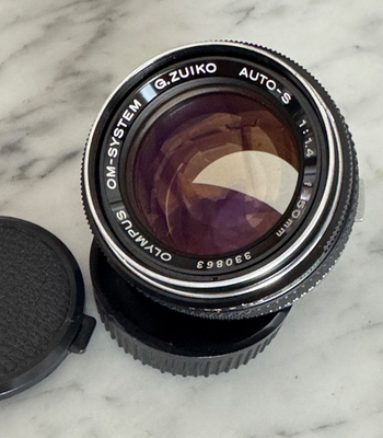 Beautiful Olympus OM System G. Zuiko Auto-S 50mm f/1.4 Lens | eBay