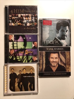 NEW SEALED 5 CD LOT 4HIM CHAPTER ONE THE RIDE WALK ON MARK HARRIS STRONGER LINE