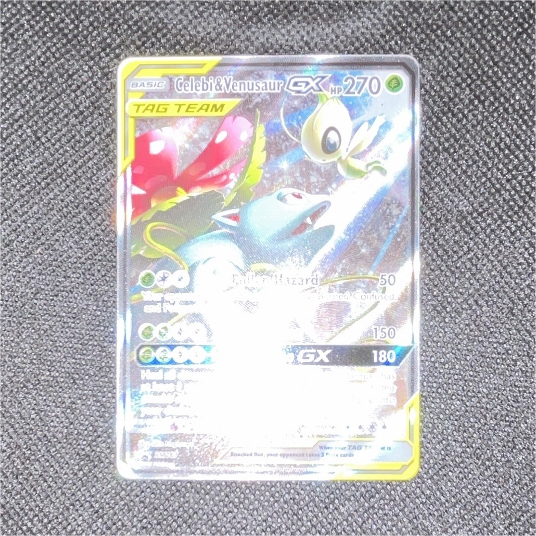 Celebi & Venusaur GX TAG TEAM SM167 Promo Holo 270 HP English Pokémon TCG
