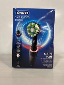 Oral-B Smart 1500 Electric Toothbrush - Black-NEW SEALED