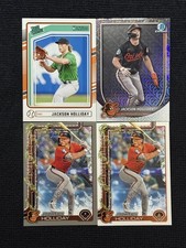 JACKSON HOLLIDAY 4-Card BUNDLE with RC Rookie Orioles