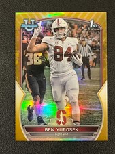 Ben Yurosek 2022 Bowman University Chrome U 1st Gold Refractor /50 Stanford