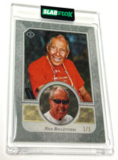 Marketplace image: Nick Bollettieri 2021 Topps Transcendent Chrome Tennis #42 Superfractor 1/1 HOF