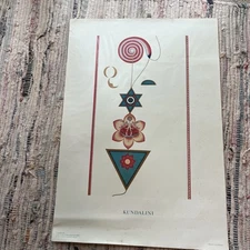 Kumar Ravi Kundalini 1968 Poster Ajit Mookerjee Poster Tantra Art Book