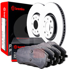 Brembo Front Brake Discs And Pads Kit Citroen Berlingo K9 C4 Picasso II