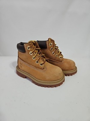Timberland 6 Inch Premium Toddler Size 5 Brown Athletic Waterproof Boots 